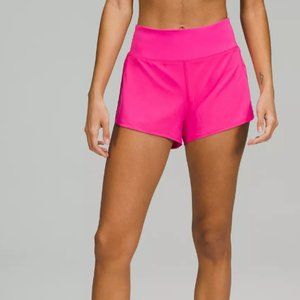BNWT Sonic Pink Lululemon Speed Up Mid-Rise Lined Short 4", Size 4